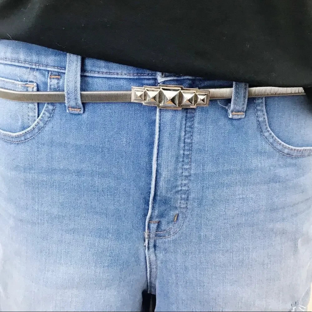N/A silver skinny
